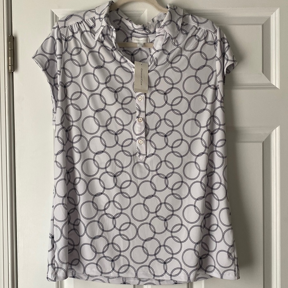 Charter Club Short Sleeve Polo